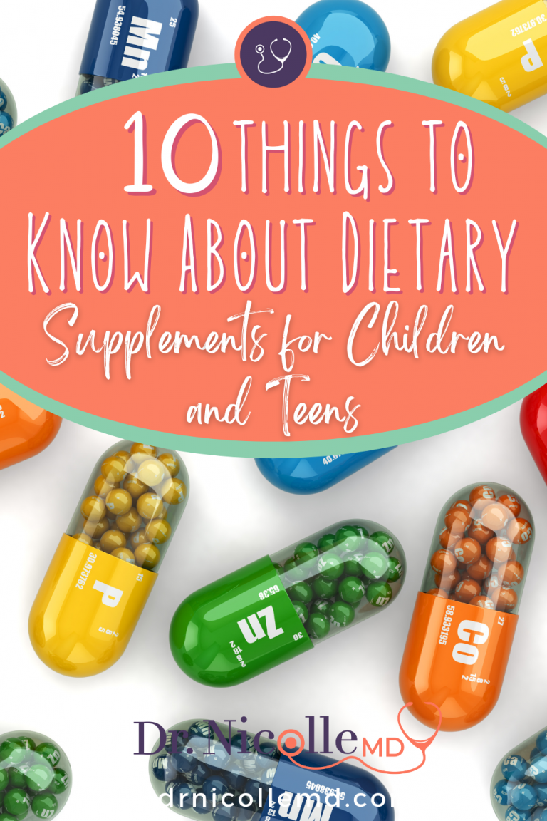 10 things to know about dietary supplements for children and teens