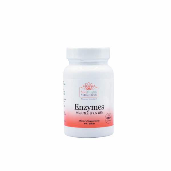 Enzymes Plus HCL &#038; Ox Bile 90 Tablets, Dr. Nicolle