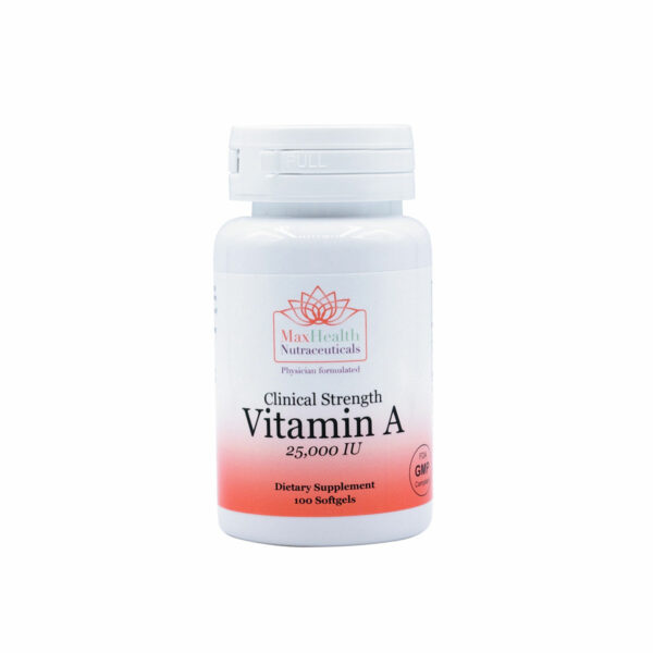 Clinical Strength Vitamin A 25,000 IU Softgels