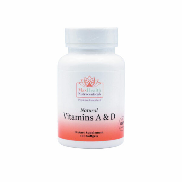 Natural Vitamins A and D Softgels